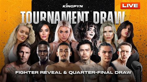 kingpyn tournament|Kingpyn: High Stakes Tournament Draw & Fighter Reveal